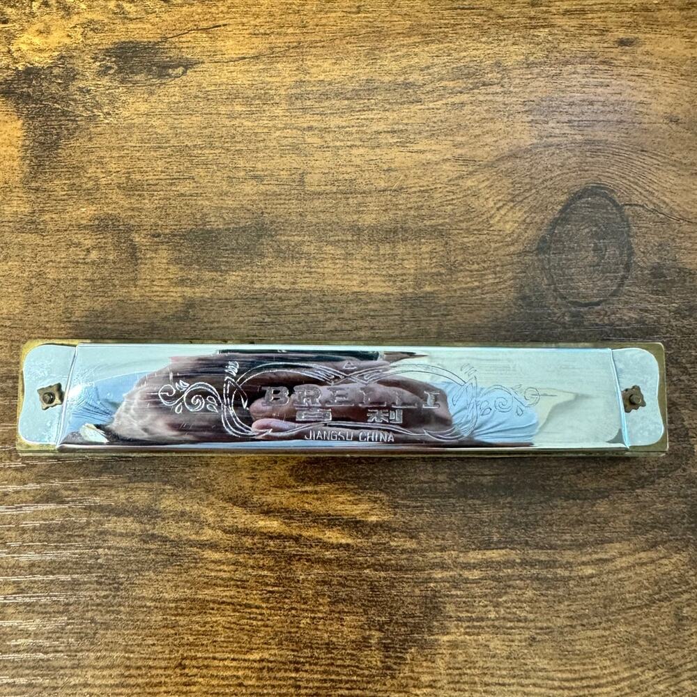Vintage Brelli C82-III 16-Hole Harmonica – Made in Jiangsu, China